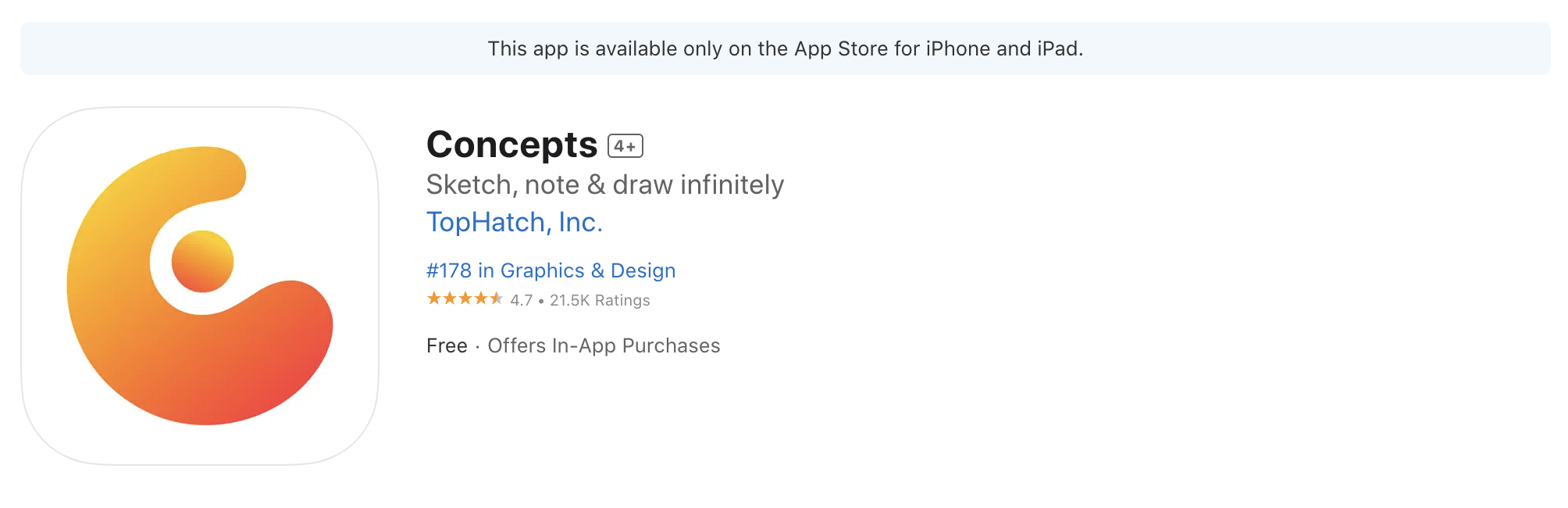แอปวาดรูป iPad Concepts