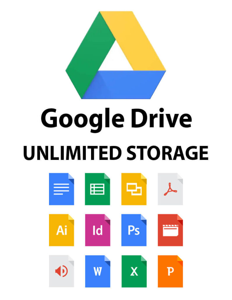 บริการ Google Drive Unlimited