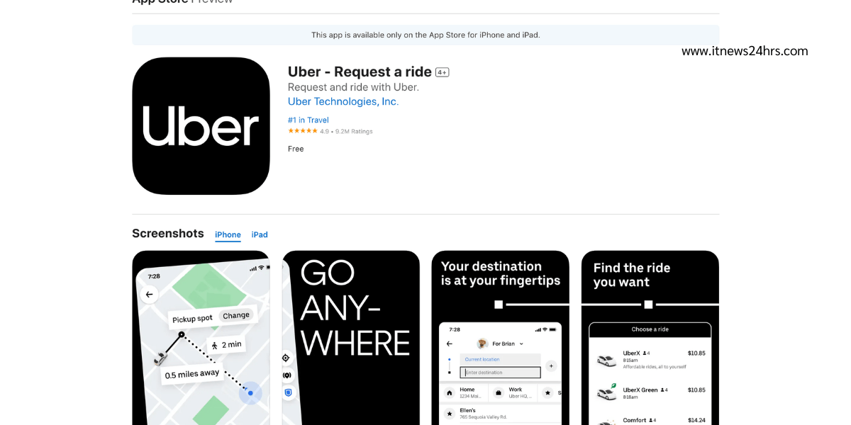 แอปเรียกรถ Uber