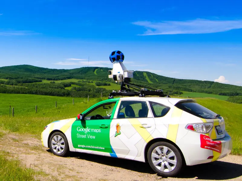 รถถ่าย Google Maps Street View
